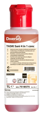 TASKI Sani 4in1 is now available in the Exact super concentrate platform.