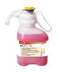 TASKI Sani 4in1 is a unique four-in-one washroom cleaner available in all of Diversey's concentrate platforms including SmartDose.
