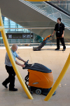 The equipment includes compact and walk-behind models to provide cleaning staff with complete flexibility.