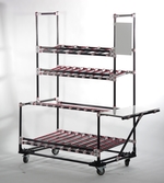 Adaptable trolleys of any shape or size can be built with Graphit.