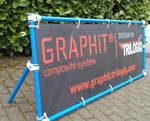Banner frames made with Graphit can be used for any type of display.